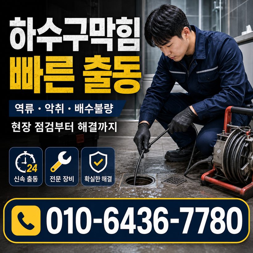 성건동 하수구막힘 빠른출동 3
