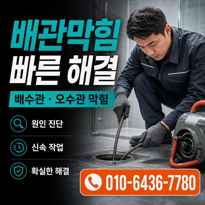 약목면 하수구막힘 빠른출동 4