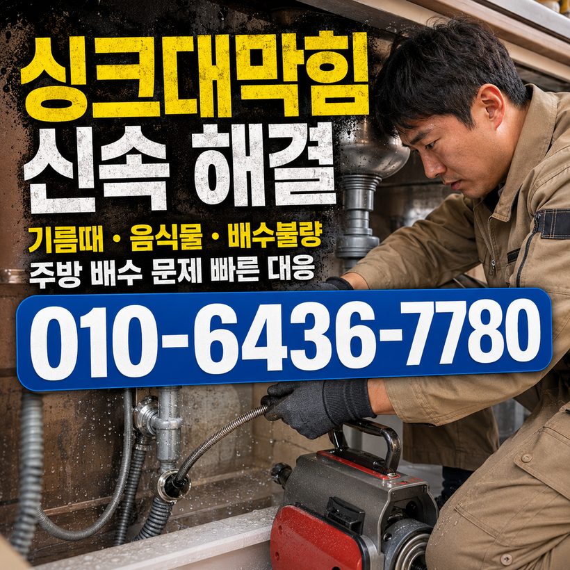 기북면 하수구막힘 빠른출동 1