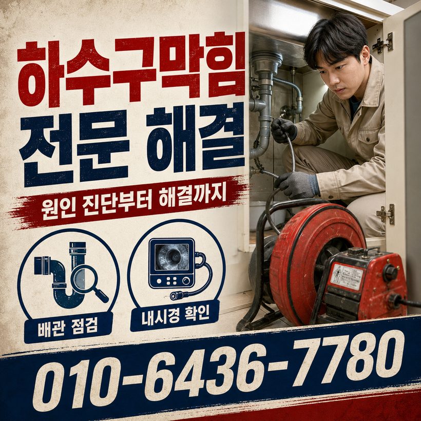 약목면 하수구막힘 빠른출동 5