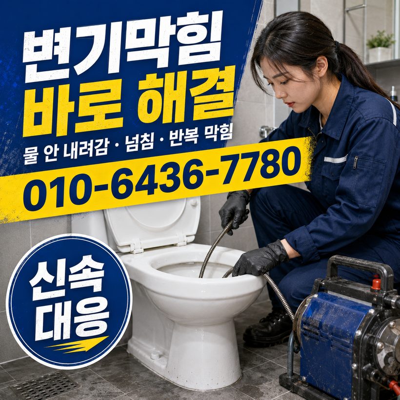 기계면 하수구막힘 빠른출동 5