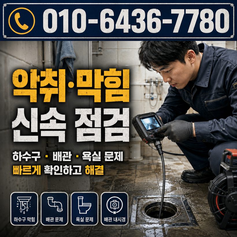성건동 하수구막힘 빠른출동 1