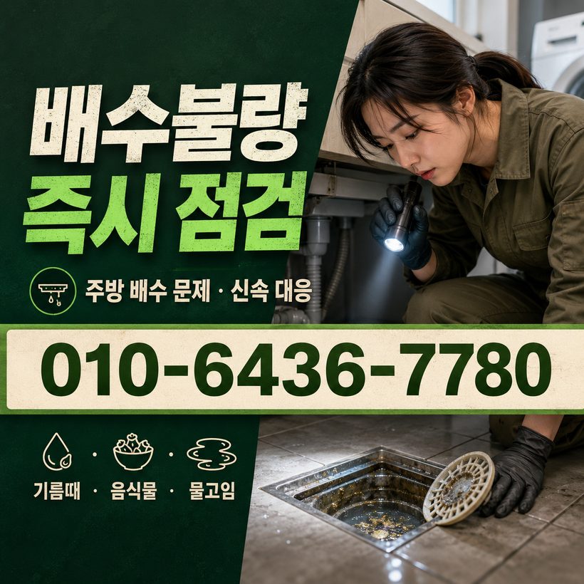 고제면 지역 싱크대뚫음 관련 이미지