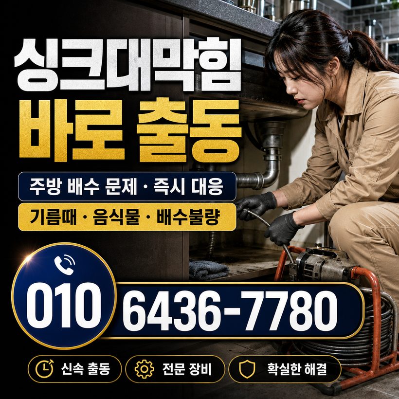 문무대왕면 하수구막힘 빠른출동 2